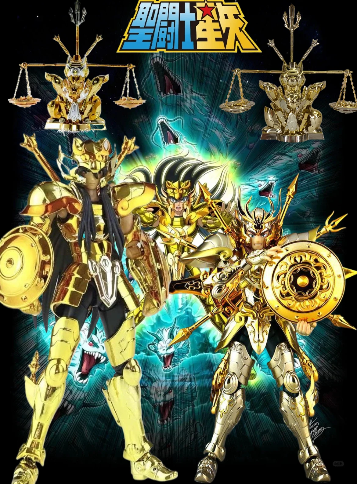 

Фигурка CS Model Saint Seiya Myth Cloth EX Libra Догко с головой дракона Ширю, Рыцари Зодиака - В наличии