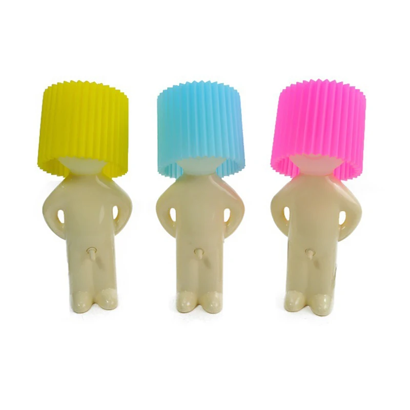 New Design Human type luminaria naughty shy little boy table lamp Creative bedroom bedside learning and reading LED baseus lamp