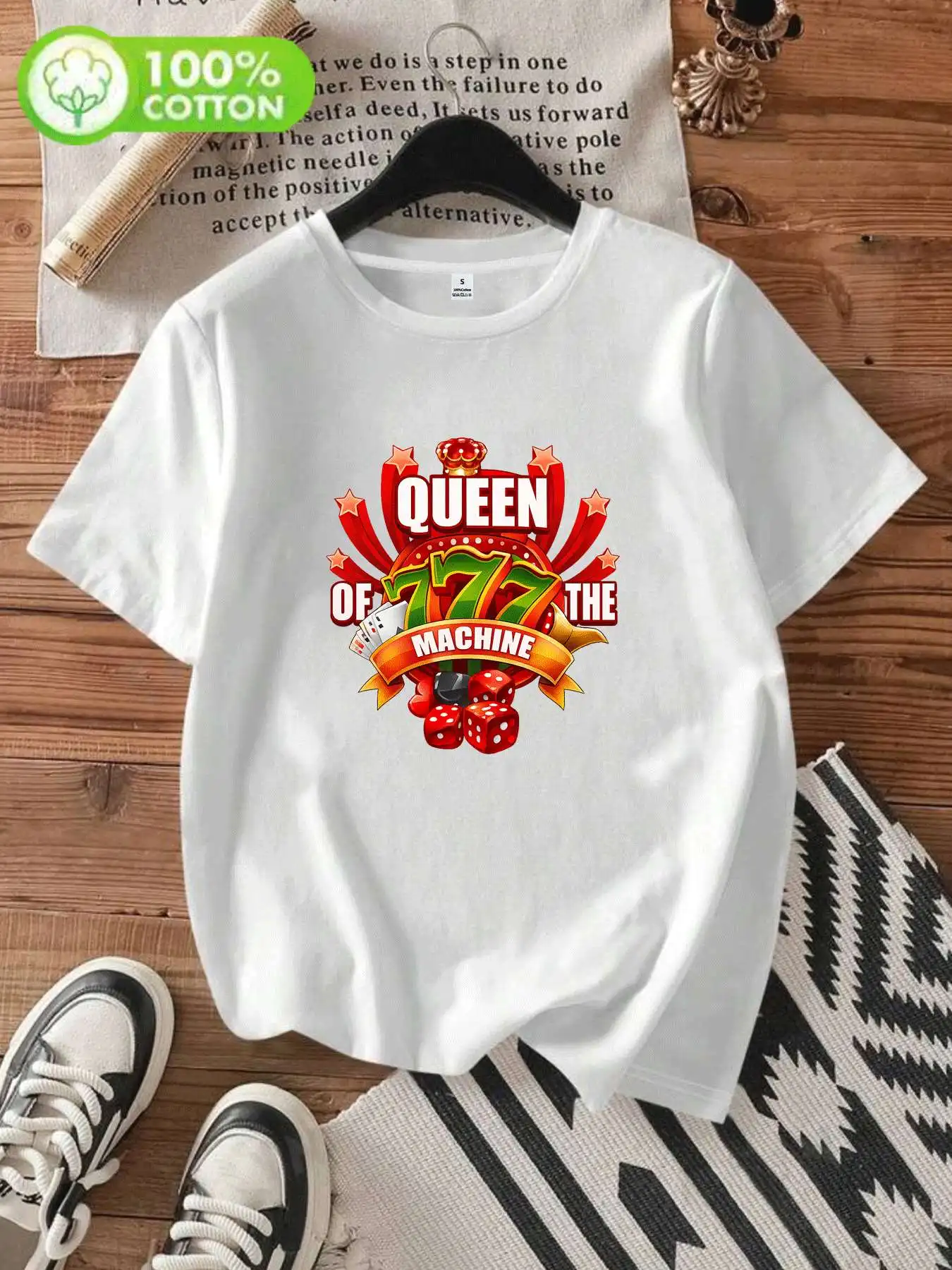 【WEN33980】Cartoon pattern Round neck women's cotton T-shirt short sleeve fashion printing half sleeve shirt cotton T-shirt