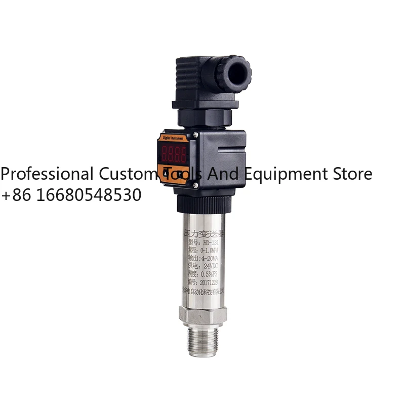 L3wDigital Display 4-20mA Pressure Transducer QD-131 0-10V Pressure Transmitter Pressure Sensor