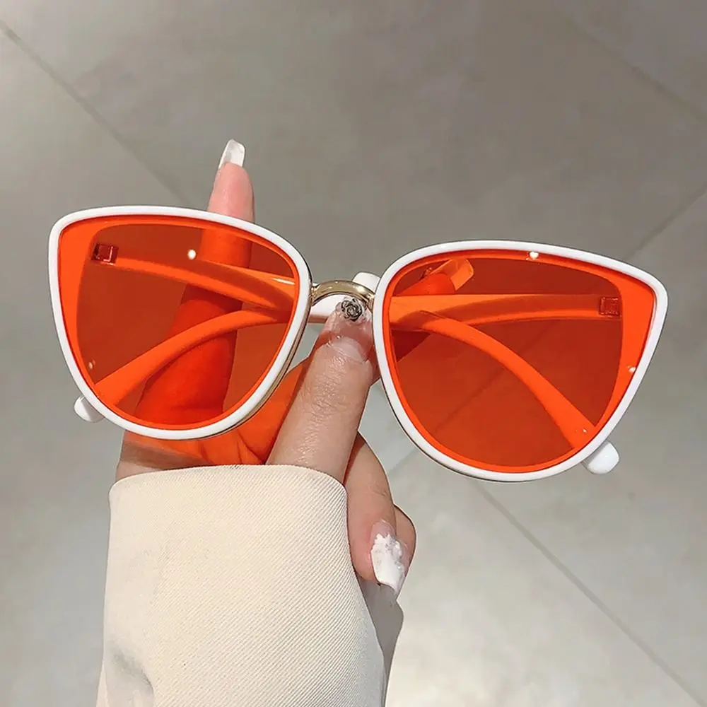 

Casual Vintage Cat Eye Sunglasses Coated Gradient Lens Protective Eyewear Trendy UV400 Sun Glasses for Women & Men