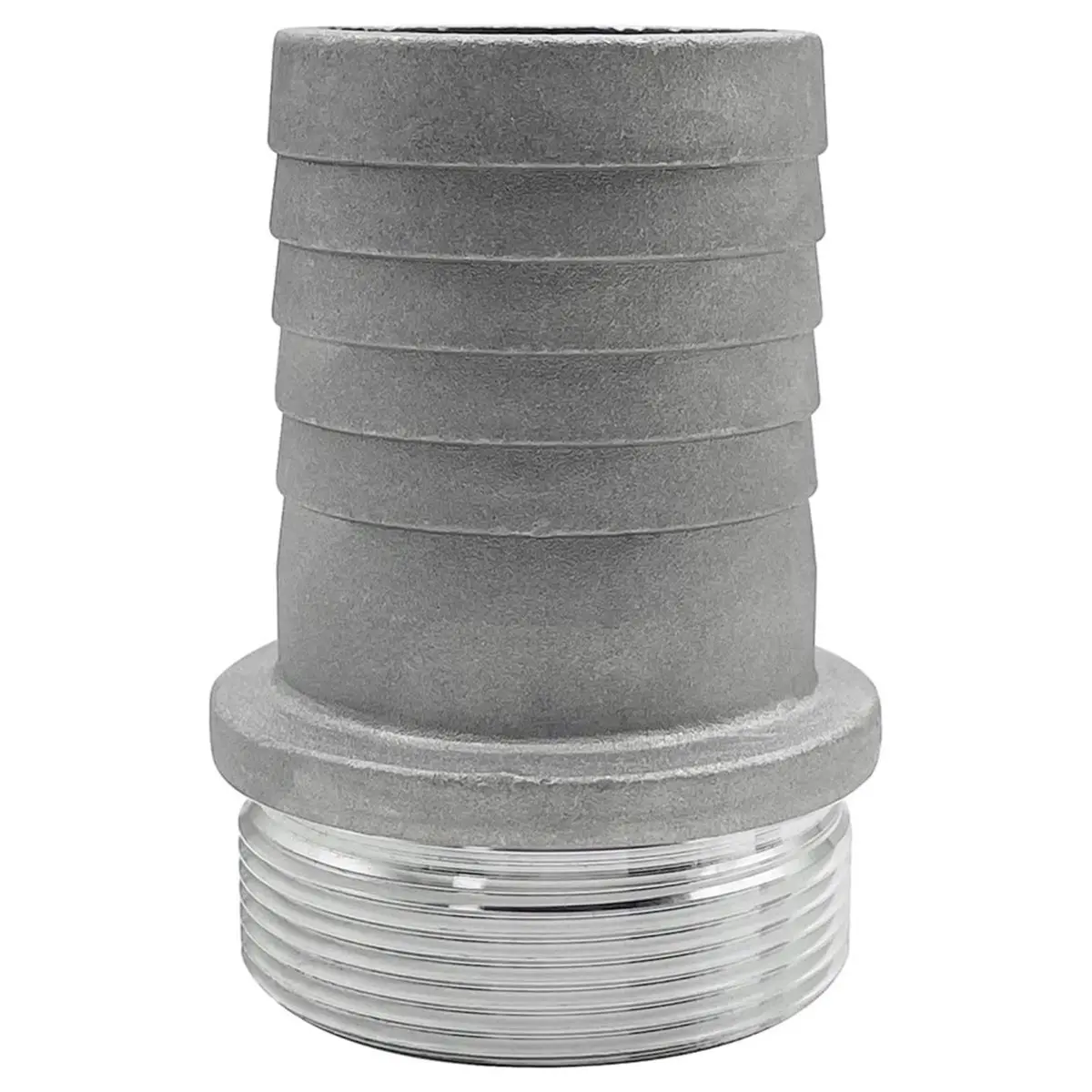 2 Inch Aluminum Pin Lug Hose Shank Fitting Set, Quick Disconnect Cam Lock Coupling with Hose Clamps, for 2
