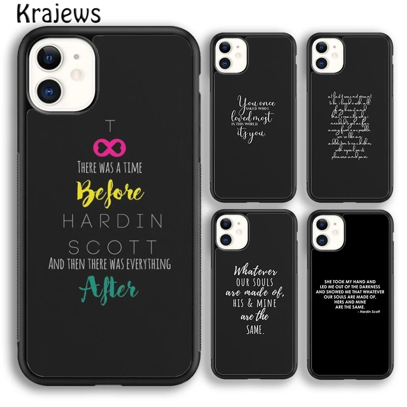 After We Collided Hardin Scott Tessa Soft Phone Case Cover For iPhone 16 15 SE2020 14 7 8 plus 11 12 13 pro max coque Fundas