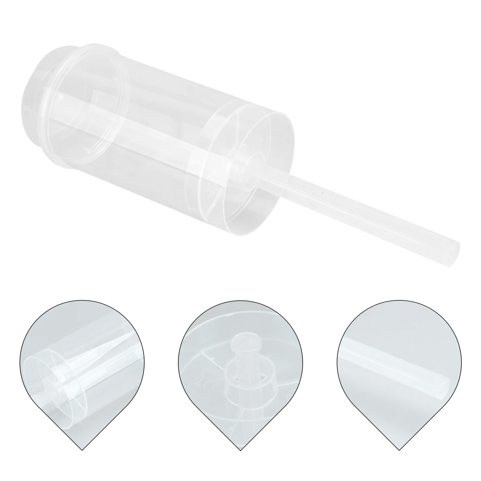

20 Pcs Push Pops Mold Clear Pushable Cake Holders Easy Cake Containers to Fill Reuse Plastic Bakery Tools