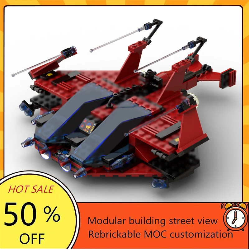 

188PCS Popular Space War Movie Model MOC Building Bricks Spaceship Modular Technology Gifts Holiday Assemble Children Toy Suit