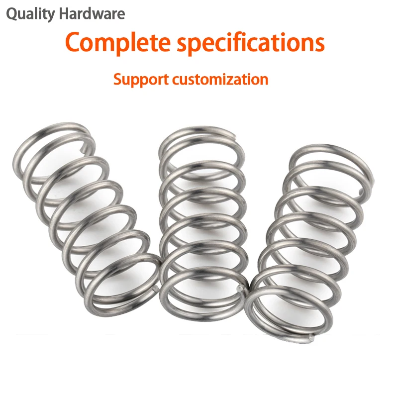 10Pcs Wire Diameter 1.0mm 304 Stainless Steel Compression Spring Y-shaped Shock Absorption Return Spring Customizable SUS