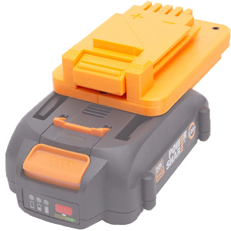 Imagem -05 - Adaptador de Bateria para Absx 20v 6pin Bateria para Preto Mais Decker Bauer 18 20v Li-ion Ferramentas Conversor de Bateria Acessórios de Ferramenta Elétrica