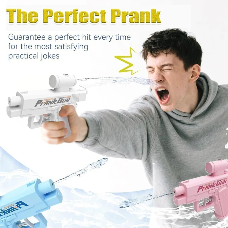 Reversible Prank Water Gun - Two-Way Squirt Battle Toy for Summer Parties, Outdoor Fun & Hilarious Jokes