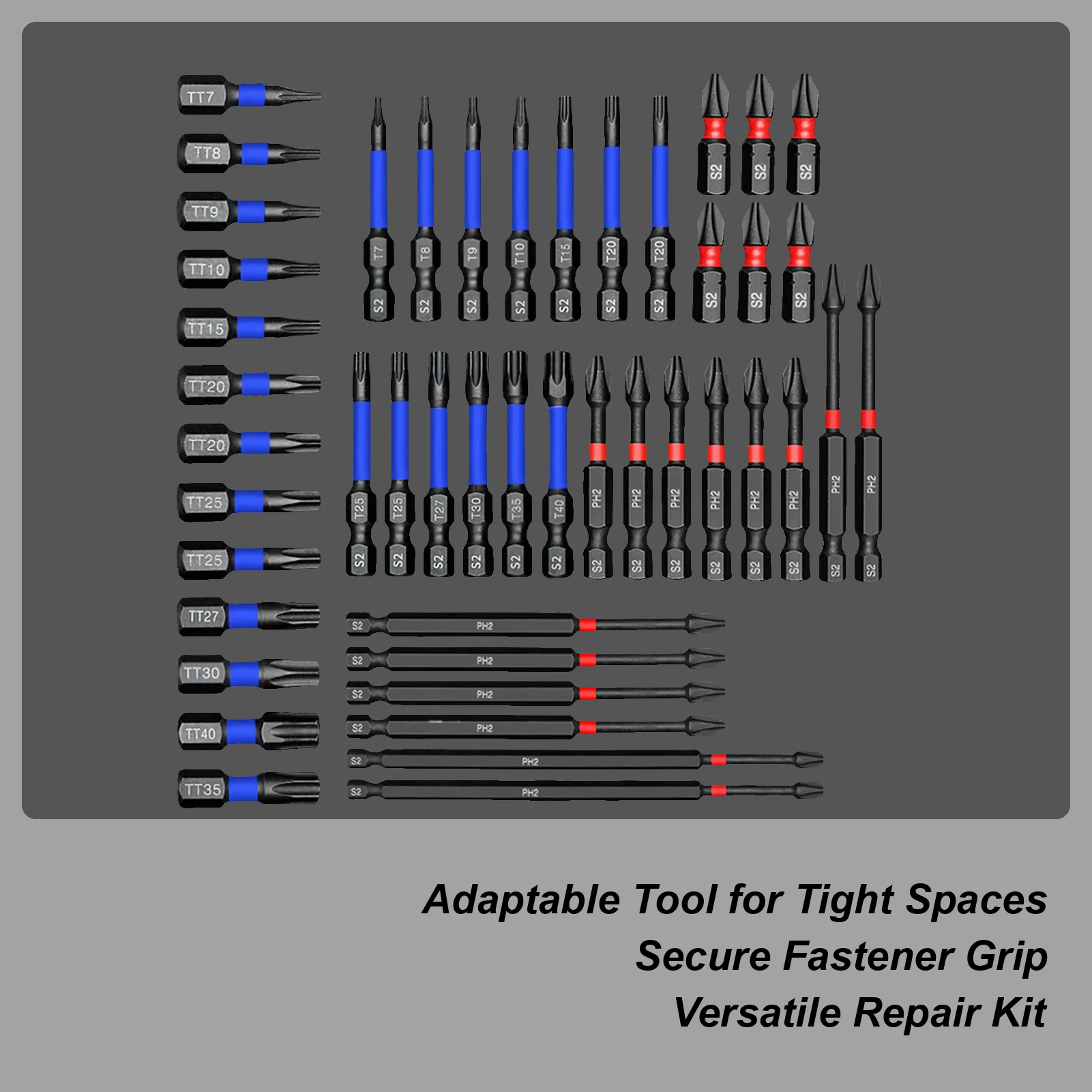

Magnetic Nut Driver Set Magnetic Nut Setters Driver 46 Pieces Set High-Strength Nutdriver Bit Kit Home Workshop Accessories For