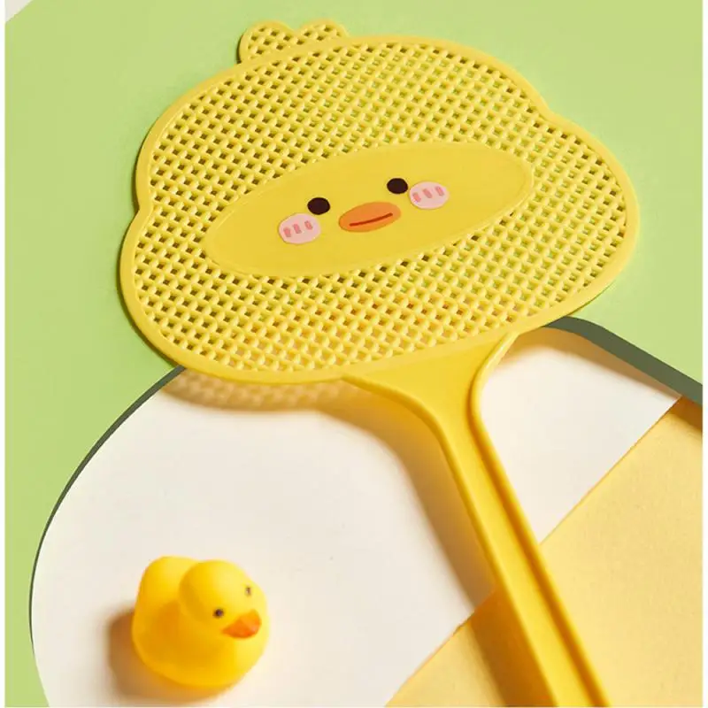 little yellow duck fly swatter Cute cartoon styling household fly swatter lengthened handle thickened Pest mosquito