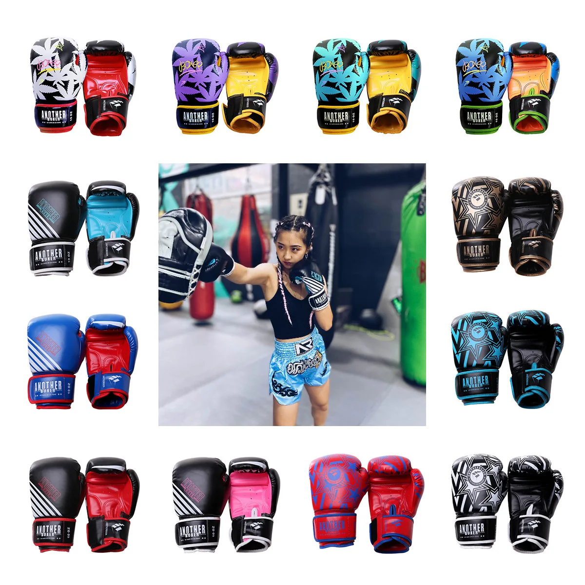 Boxing Gloves Sanda Adult Boxing Training Sandbag Boxing Competition Boxing Gloves Men and Women / Children