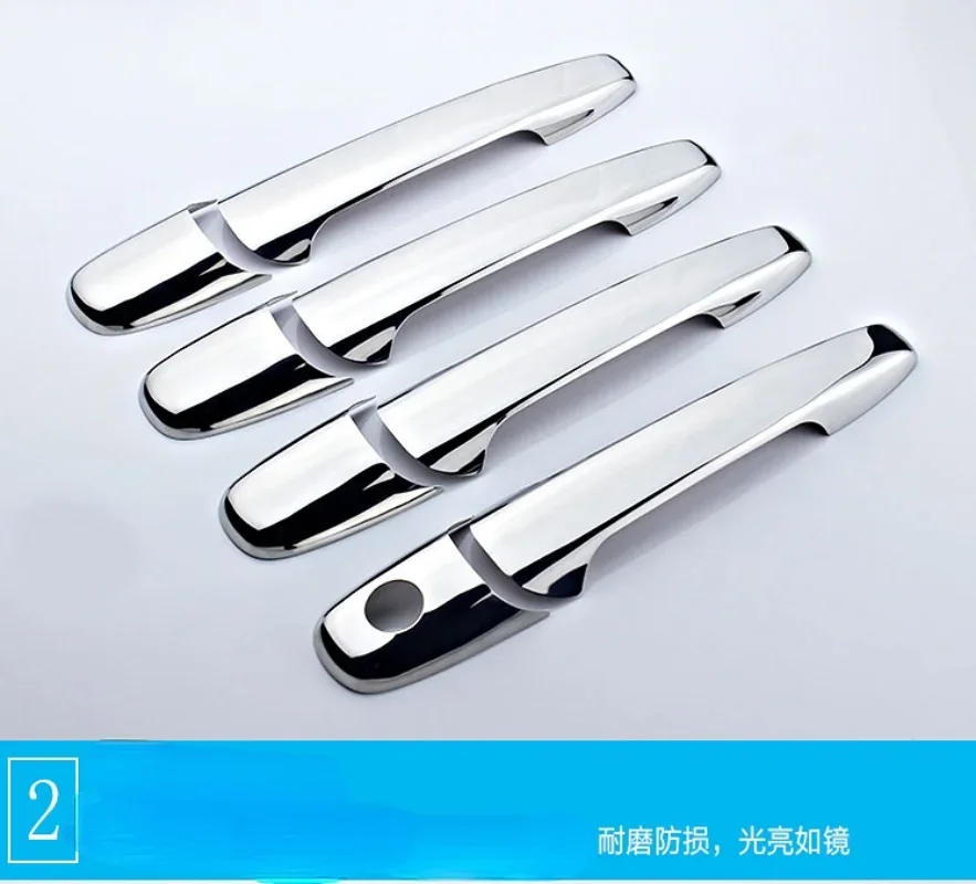 

New ABS Chrome Car Door Handle Cover Trim Free Shipping For Mazda 3 2004 - 2009 For Mazda 6 2003 - 2008 Car Styling Accessories