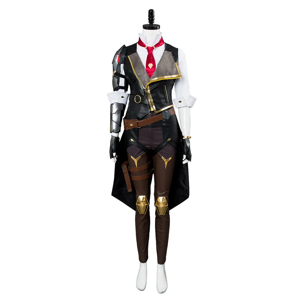 Game OW Ashe Cosplay Costume Outfit Uniform Adult Women Halloween Carnival Suit