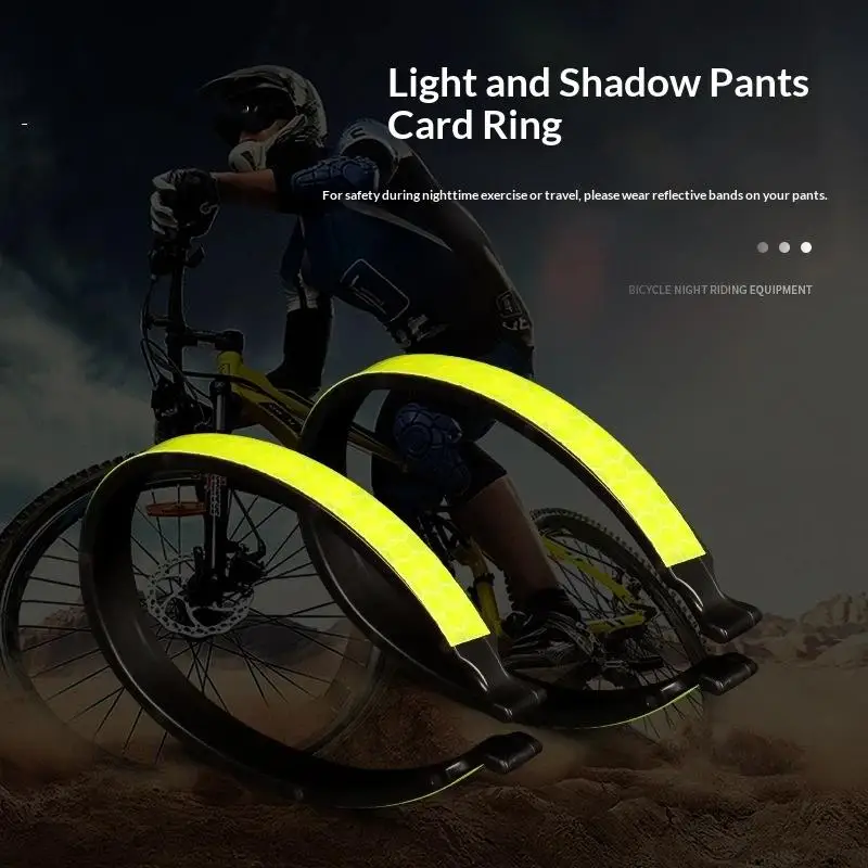 2PCS Reflective Carabiner Trouser Clips Safe Driving Cycling Gear With Seat Belt Warning Sticker For Outdoor Use