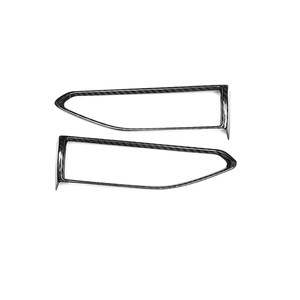 Real Hard Carbon Fiber Sticker for Subaru WRX/ WRX STI 2022 2023 Car Side Air Outlet Trim(Black)