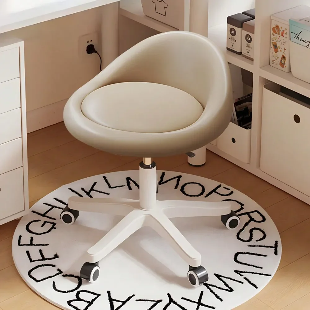 

Вращающийся стул для салона, регулируемый стул для черчения, тату-стул, офисный стул, стул для массажа, медицинский стул, стул для спа-процедур с подушкой из ПУ и спинкой