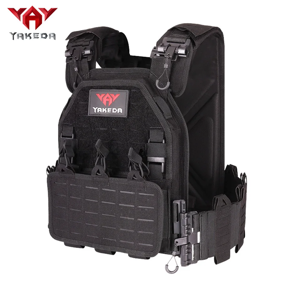 YAKEDA MOLLE training vest outdoor training vest 1000D waterproof and wear-resistant vest