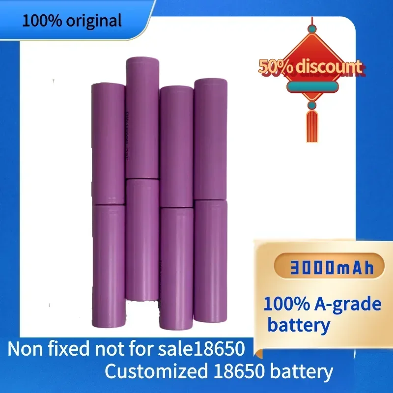 2024 18650 battery free shipping  latest best-selling 35ELI-ION 3.7V 3000MAH+charger rechargeable battery for screwdriver