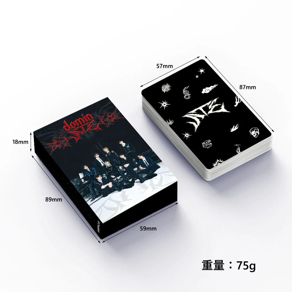 55PCS KPOP BangChan SeungMin Mini Album ATE Postcards I.N FELIX ChangBin HAN LeeKnow HyunJin Boxed Photocards Fans Collection image 3