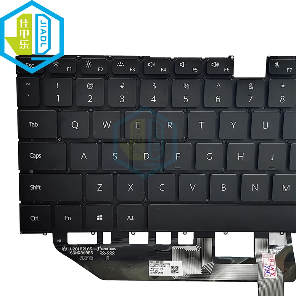 US Backlit Laptop Keyboard For Huawei Matebook X 2020 EUL-W19P EUL-W19 EUL-W29 USA English Backlight Keyboards New 9Z.NGMBH.001