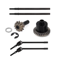 Metal Front/Rear Dogbone Shaft Axle Gear Set for 1/10 RC Crawler INJORA 90046 Axles Upgrade Parts