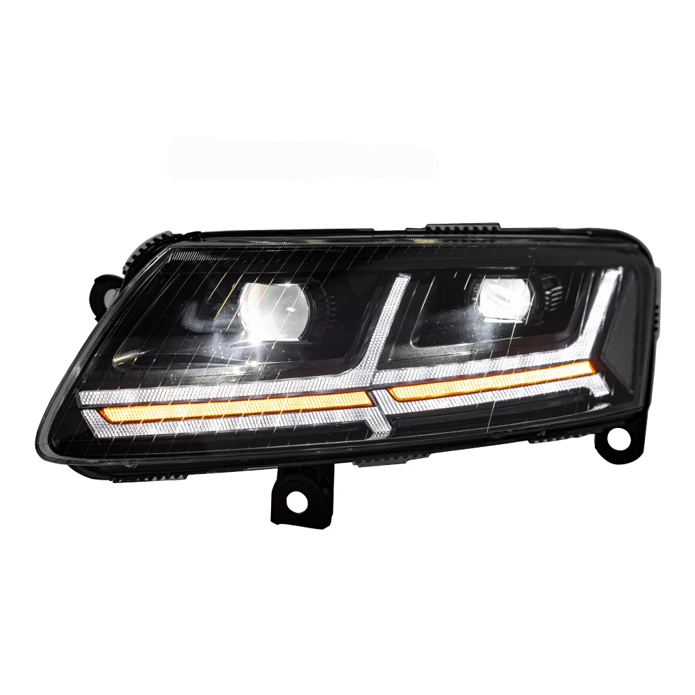 

A6 C7 A6L S6 2005-2008 Automotive Headlight Assembly Upgrade Q7 Style Light Emitting Diode Automotive Headlight Dual Projector