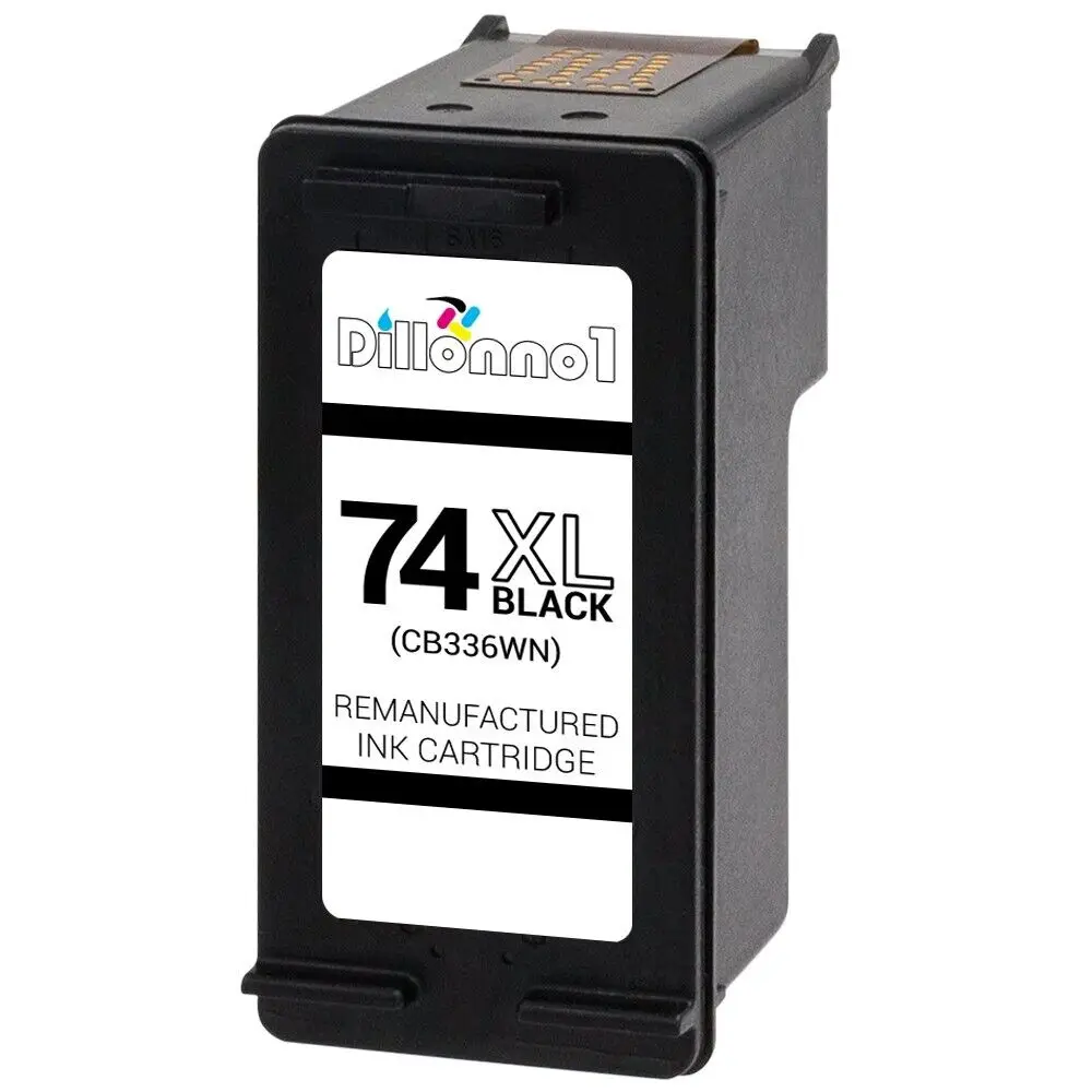 Encre 2 noires # 74XL pour HP Photosmart C5225 C5225 C5240 C5250 C5280 C5290 C5500 C5540