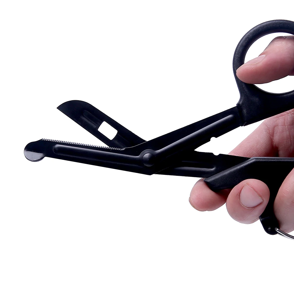 18,5 cm Überleben Rettungs Schere Mull Cutter Notfall Erste Hilfe Scher Outdoor Kleidung Schneiden Gartenarbeit Taktische Medizinische Schere – Detail 4