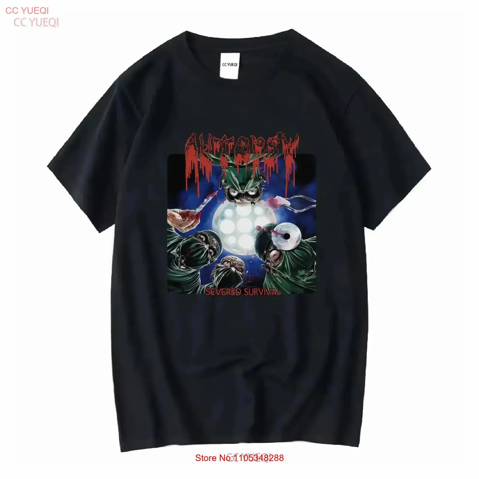 Autopsy Severed Survival T Shirt Death Surgeons Black unisex All size E673 vintage Washed Stretched fashion designer clothes