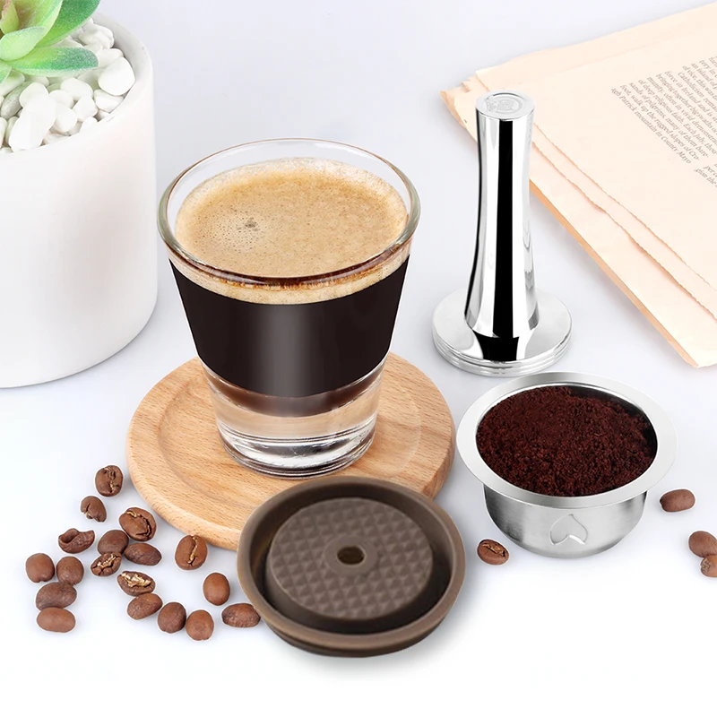 

Nespro Vertuo next Stainl Steel Coffee hine Capsule Accories Reusable Coffee Capsule Pure Color Restaurant Qu...