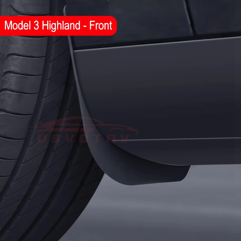 Schmutzfänger für Tesla Model 3 2025 2026 Model Y YL Schmutzschutz Vorder- und Hinterrad Kotflügel Spritzschutz Reifenschutz Reisezubehör – Detail 17