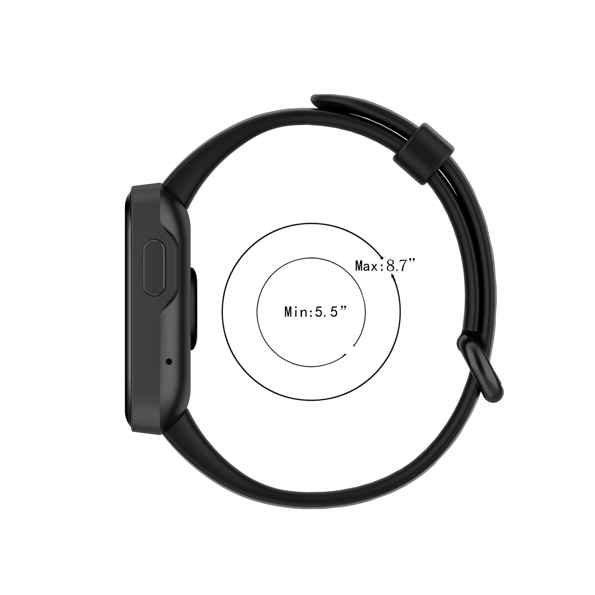 Silicone Strap para Xiaomi Mi Watch Lite, Versão Global, Pulseira de Substituição, Pulseira para Redmi