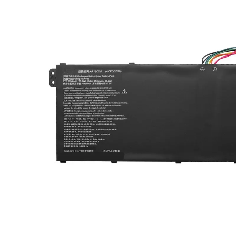 AP18C7M Laptop Battery For Acer Swift 5 SF514-54G SP513-54N SF313-52 Series 4ICP5/57/79 15.4V 55.9Wh 3634mAh