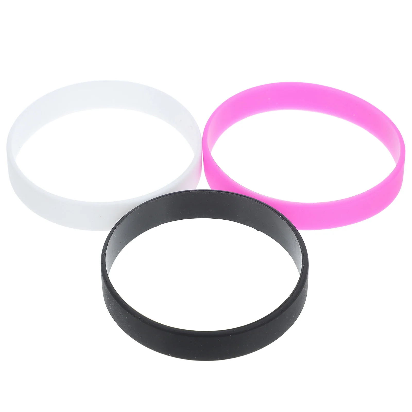 

3 Pcs Bracelets Band for Sports Football Silicone Basketball Elastic Wristband Men Comfortable Fashionable Wristbands