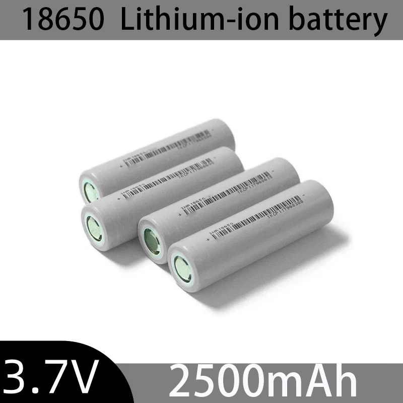 PURFIELD 2500mAh 3.7V 18650 Battery Rechargeable Lithium Ion Battery For Lamp Toys Power Tools Flashlight Batteries Headlamp