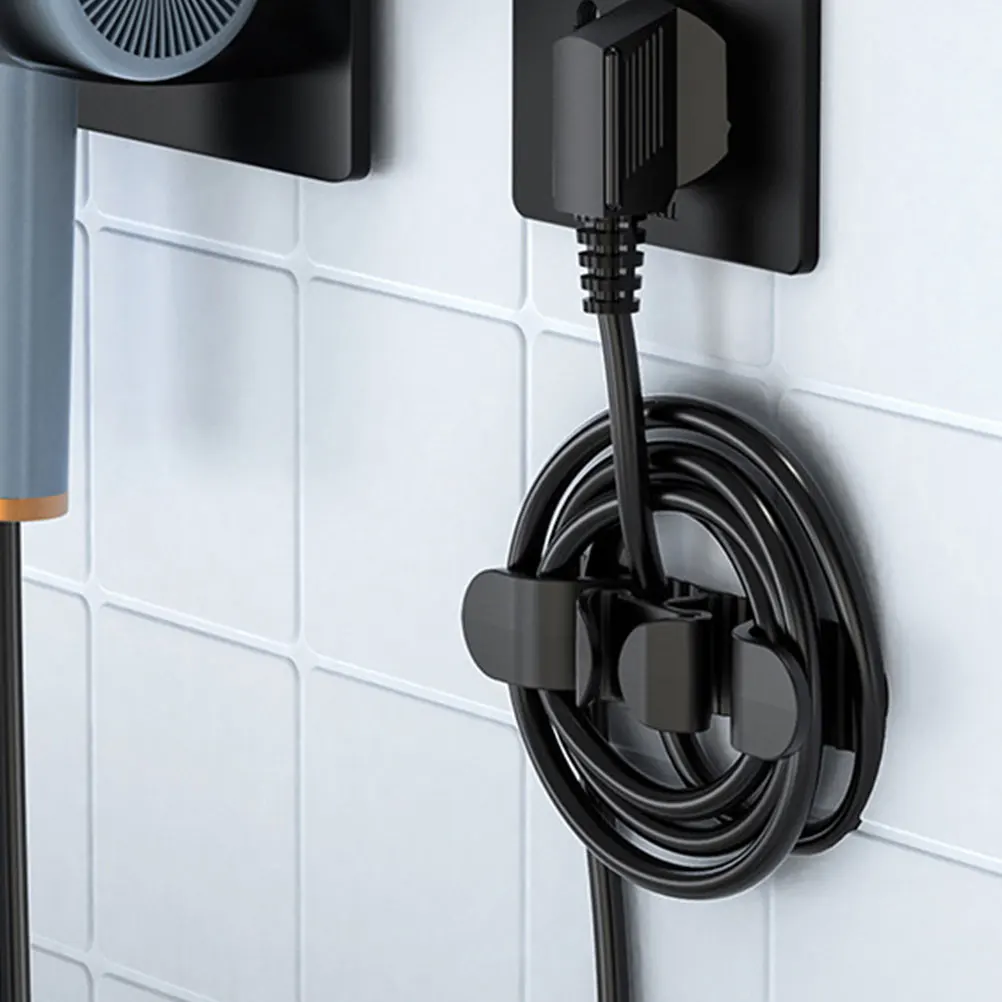 

6Pcs Kitchen Appliance Cord Organizer Adhesive Power Cable Holder Clips for Air Fryer Coffee Machine Mixer Electric Kettle Cord