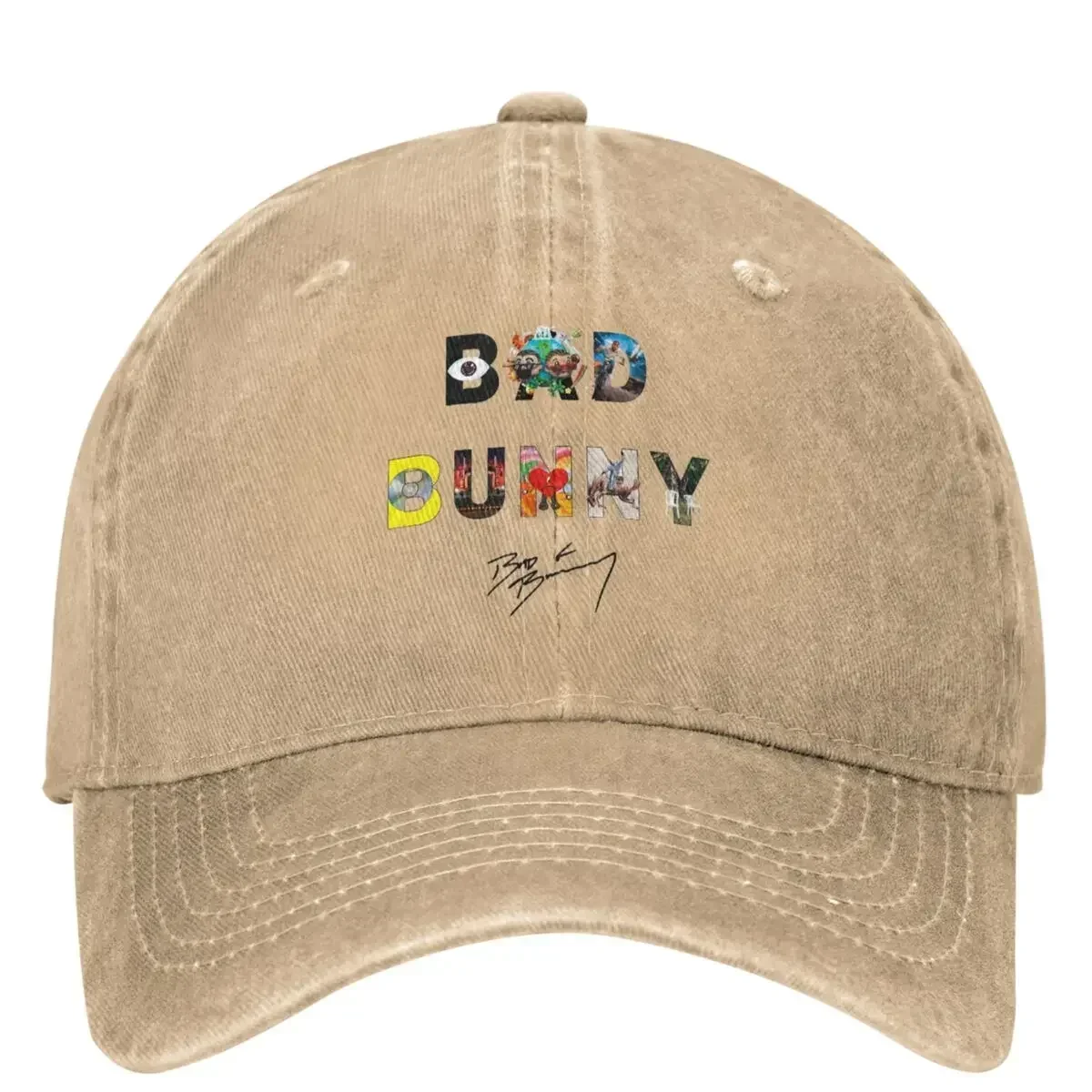 Unisex Bads Rapper Bunnys DeBi TiRAR MaS FOToS Logo Nuovo album Berretto da baseball Abbigliamento casual Cappello da papà regolabile