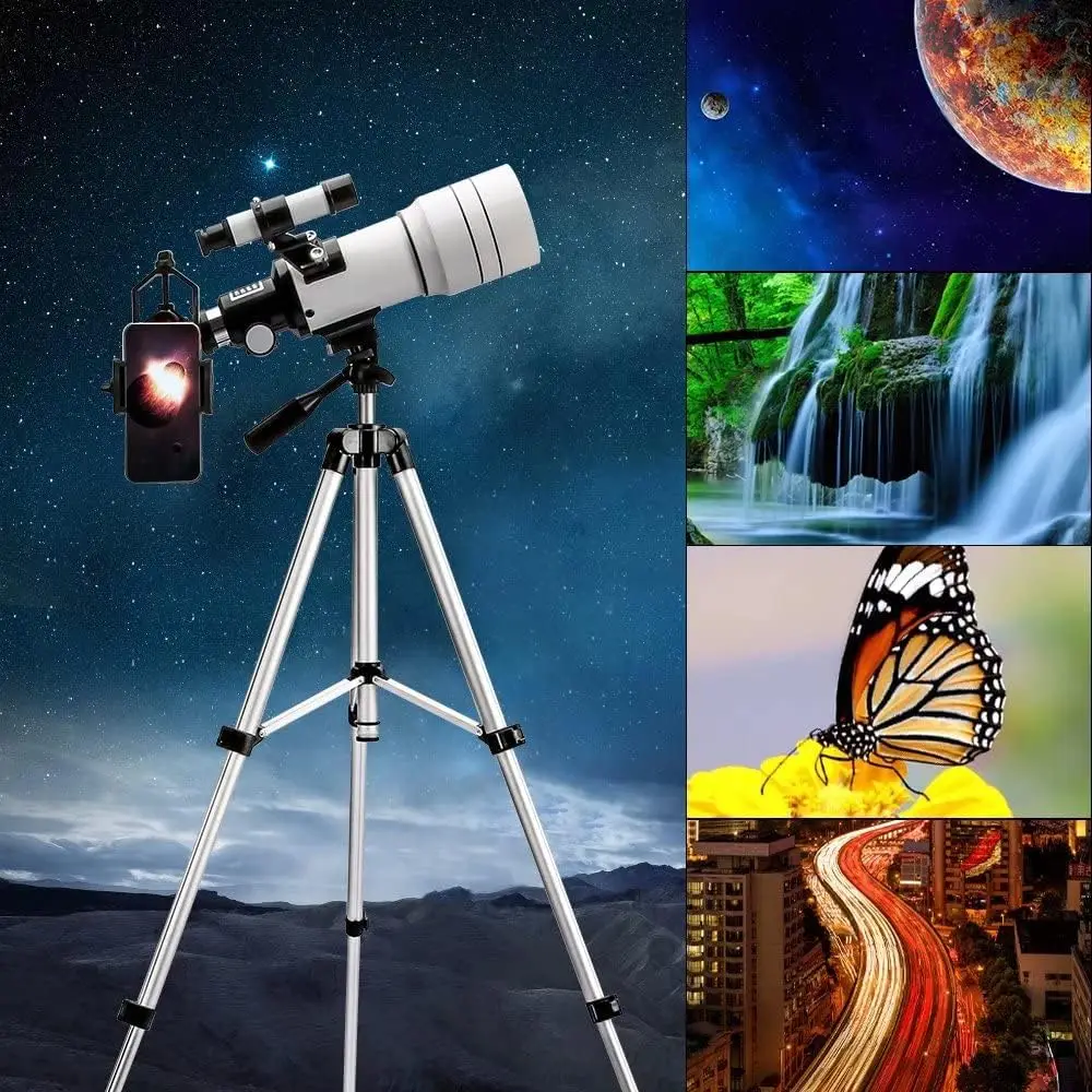 HD F30070 Professional Astronomical Telescope High Magnification Bak4 Prism For Moon Watching Stargazing Bird Watching