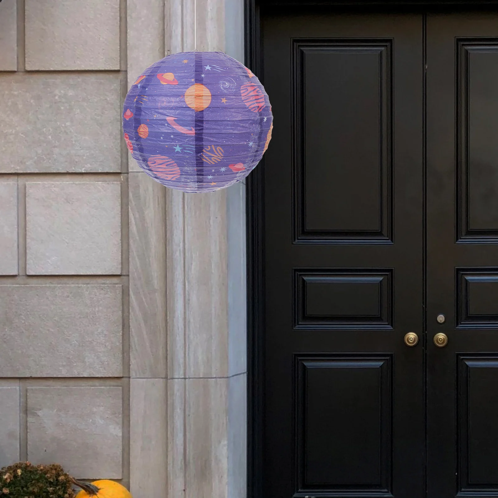 

Space Theme 10 Foldable Paper Lanterns Decorative Hanging Ornaments for Boys Birthday Festival Home Garden Yard Tree Ceiling