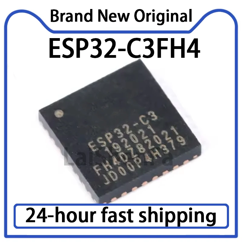 1PCS ESP32-C3FH4 Package QFN-32 WiFi+Bluetooth Dual-mode Wireless Communication Chip 32-bit MCU Original in Stock