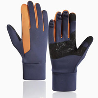 1 Pair Outdoor Winter Cycling Gloves Touch Screen Motorcycle Gloves Windproof Sports Riding Anti-Slip and Waterproof Ski Gloves