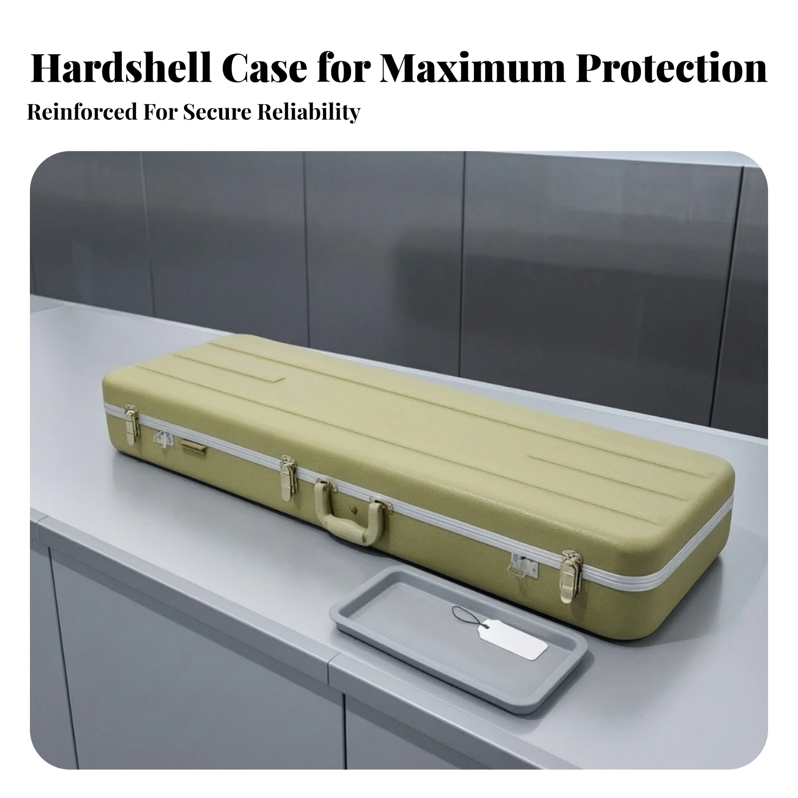 Electric Guitar Hard Case Sturdy Electric Guitar Case Long-Lasting Secure for Guitarists, Gigs, Storage