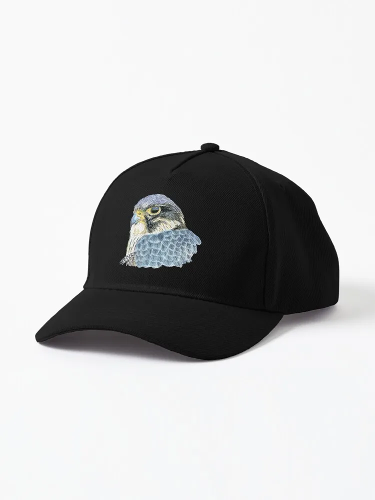 Peregrine falcon portrait Baseball Cap Golf Hat Man Military Tactical Cap Vintage Anime Hat Men's Cap Women's