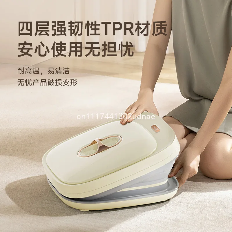 New Foldable Portable Foot Bath, Constant Temperature Automatic Heating Foot Massage Basin for Home