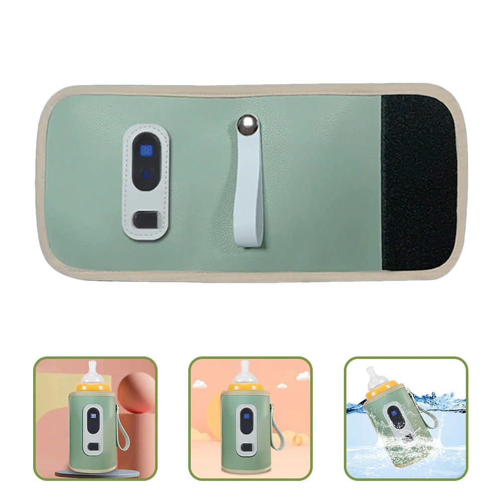 5 Baby Bottle Warmer Oxford Silicone Velvet Portable Travel Milk Bottle Heater Reusable Warmers for Outdoor Feeding