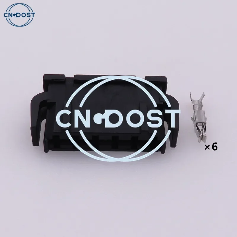 

1 Set 6 Pin 872 862 521 1-1670920-1 Fuel Injector Connector Dash Sensor Plug Socket AC Assembly For VW Audi 893971996 89397199