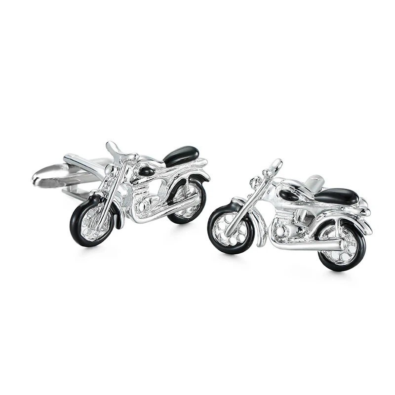 Men\'s French shirt cufflinks copper material for bicycles motorcycles racing boats airplanes Fashion brand French cuffs buttons