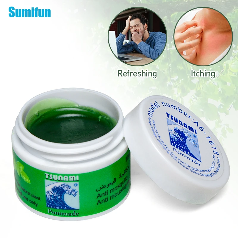 

10g Thailand Green Herbal Ointment Cool Oil Cold Headache Dizziness Sunburn Muscle Rub Aches Pain Relief Cream Skin Care P0080