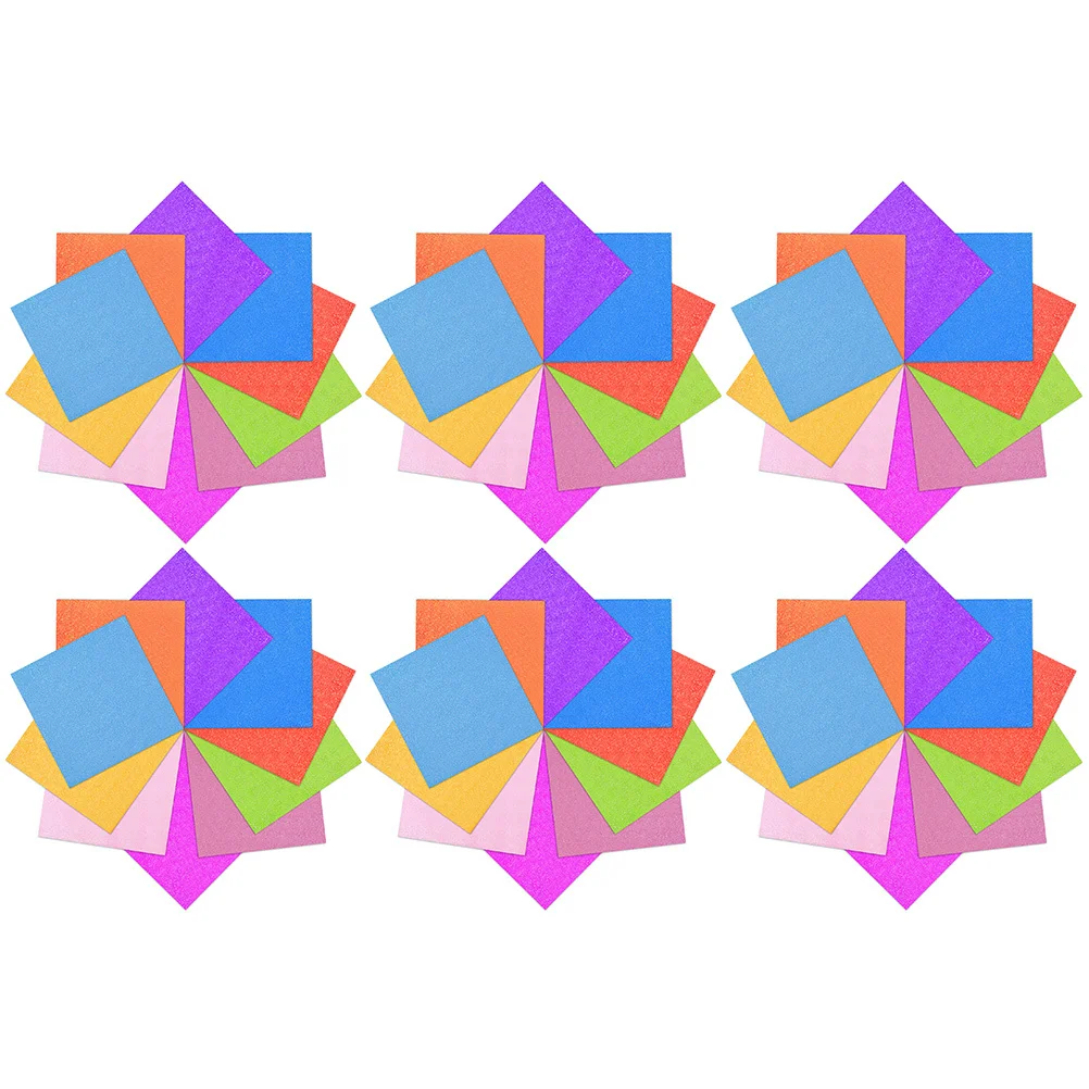 300 قطعة من أوراق الحرف اليدوية على الوجهين من ورق اوريغامي DIY للحرف اليدوية للأطفال، تطوير إبداعي، مشاريع فنية تعليمية للحفلات