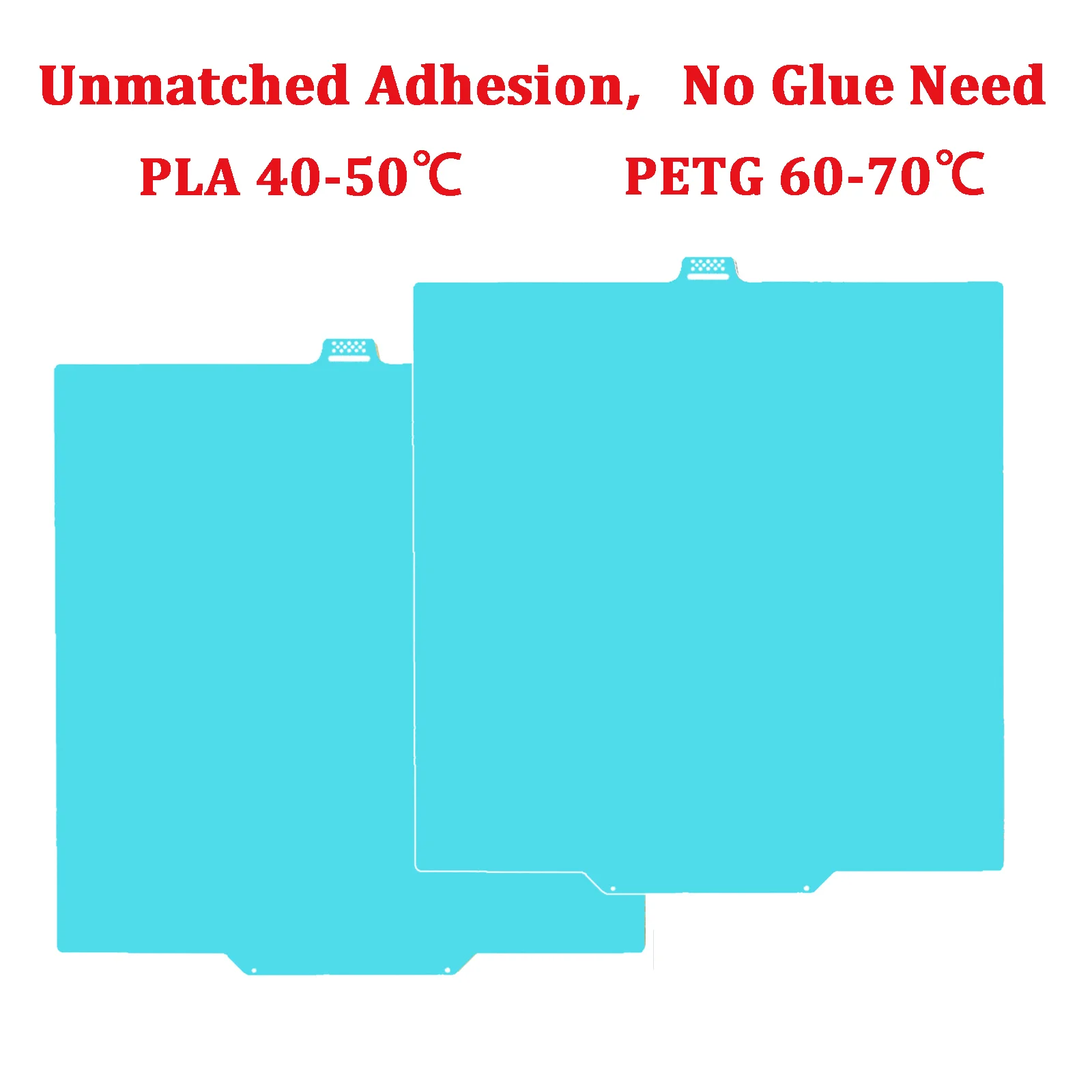 Glacier Cold Build Plate 280*280mm For QIDI Q2 Q2 Combo Cold Build Heat Bed High Viscosity PLA PETG Lower Temp 3D Printing